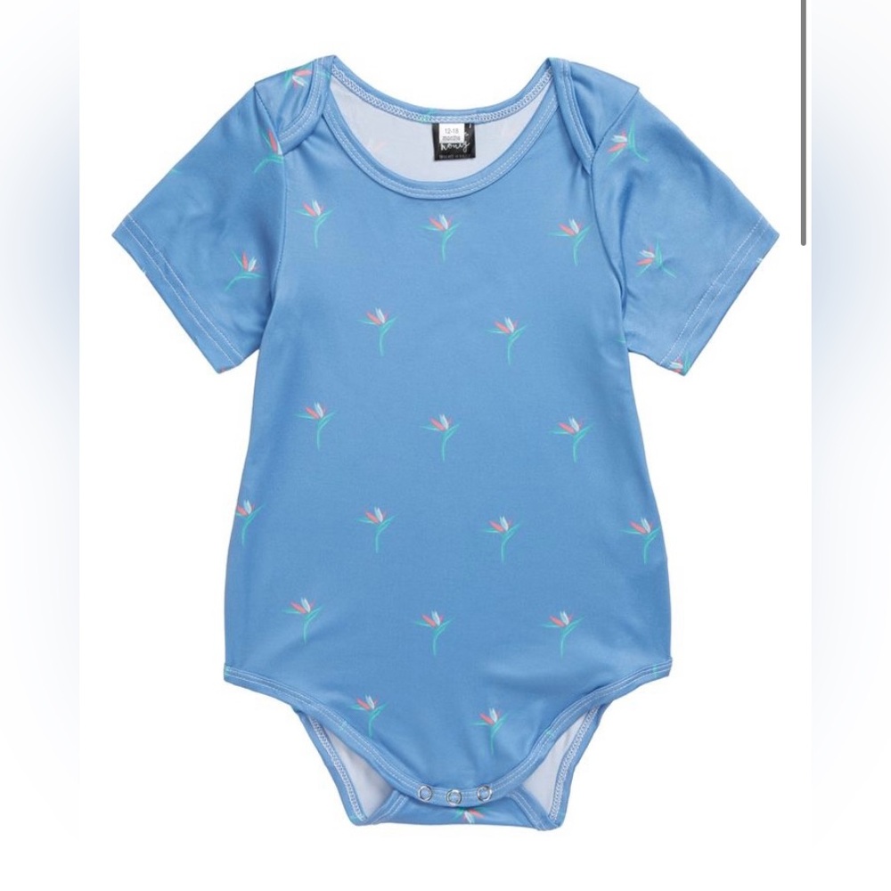 Sweet Sweet Honey Hawaii bird of paradise bodysuit, 12-18m
